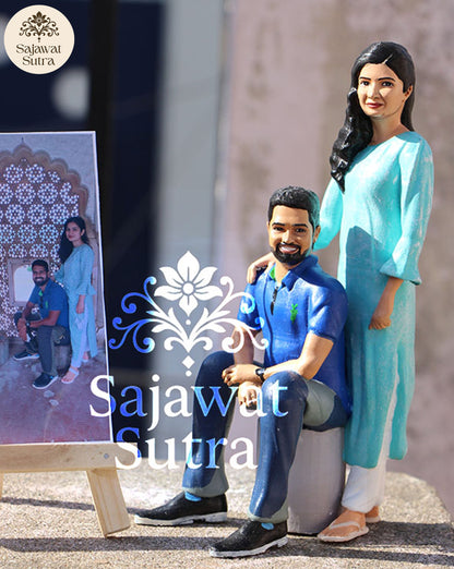 Couple 3D Full Body Miniature