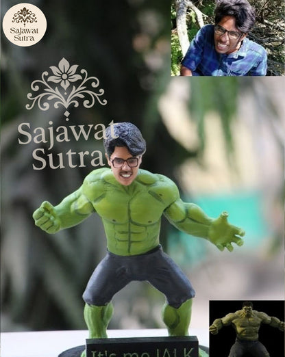 Customized Face Superhero 3D Miniature