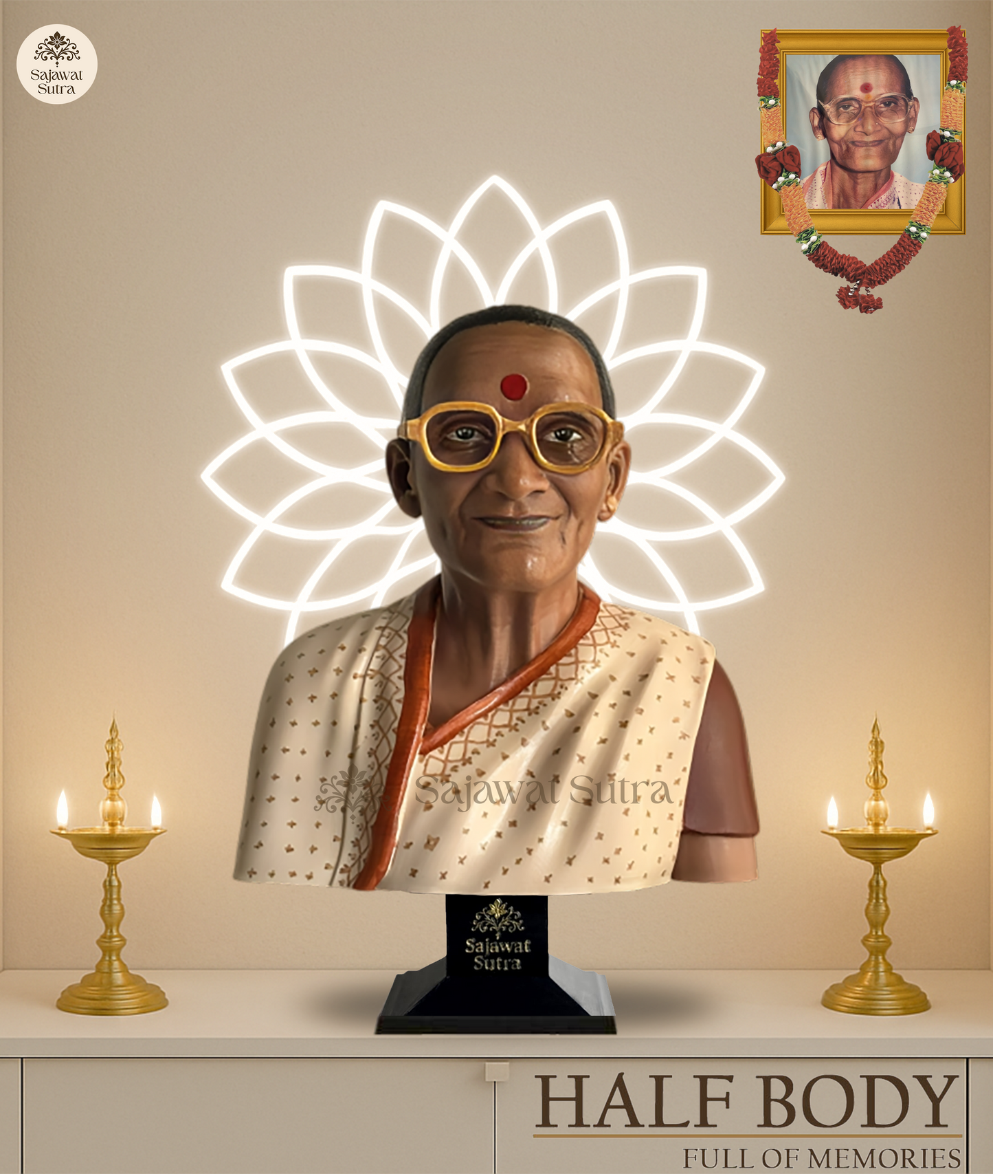 Single Half Body Miniature With Stand