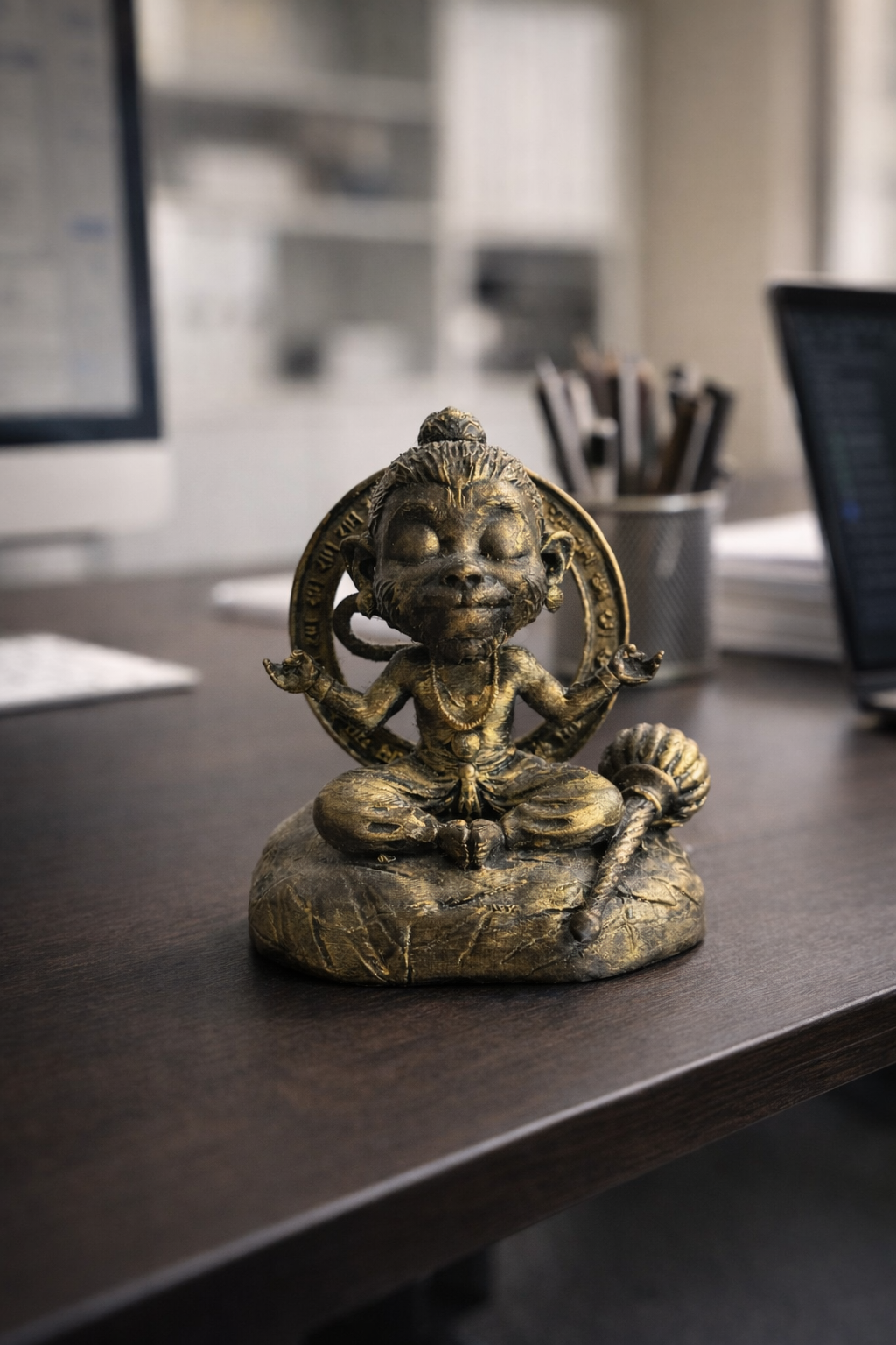 Baal Hanuman Meditation Statue