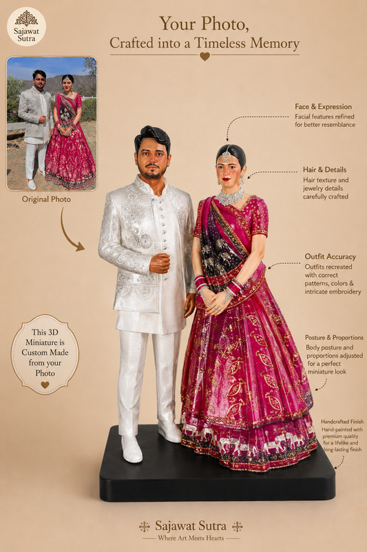 Couple 3D Full Body Miniature