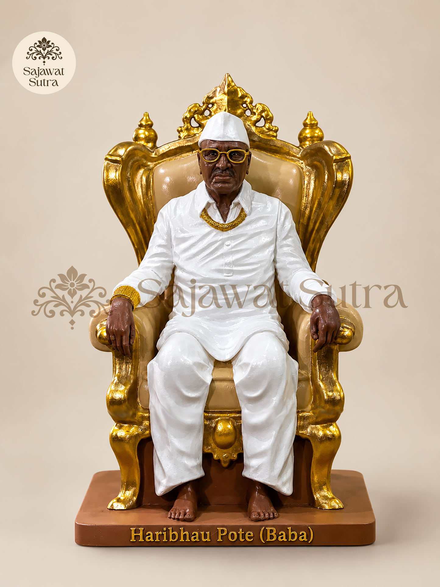 Full Body Seated Statue